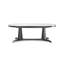 Bordeaux Oval Glass Dining Table