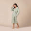 Peignoir 100% coton mi-mollet avec poches et capuche-800100715-800100708