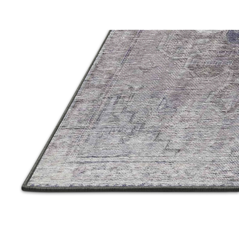 Tapis gris/beige traditionnel Osbourn, Rectangle 2 pi x 5 pi