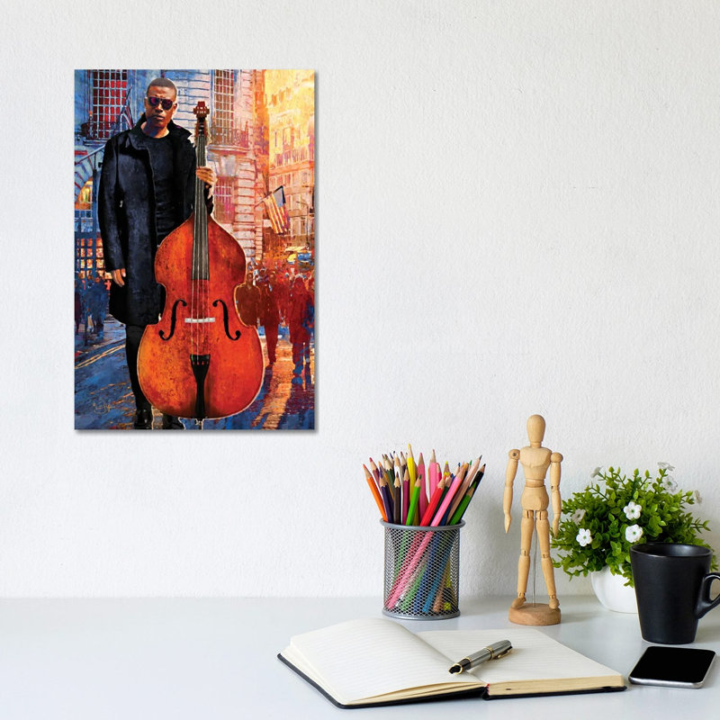 Bass 1 Piece Wrapped Canvas Painting, 20.32 cm H x 30.48 cm W