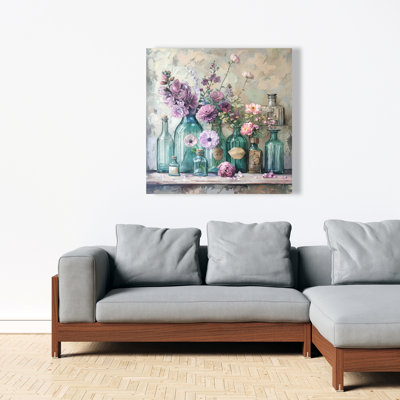 Still Life Beige Canvas - Elegant Home Decor Art Piece