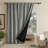 Velvet Quilted Room Divider Curtains Extra Wide Thermal Insulated Room Darkening Patio Sliding Door Panel Heavy Duty Soundproof Partition Screen with Versatile Header Privacy Curtain Panel-1063241571-1063241568