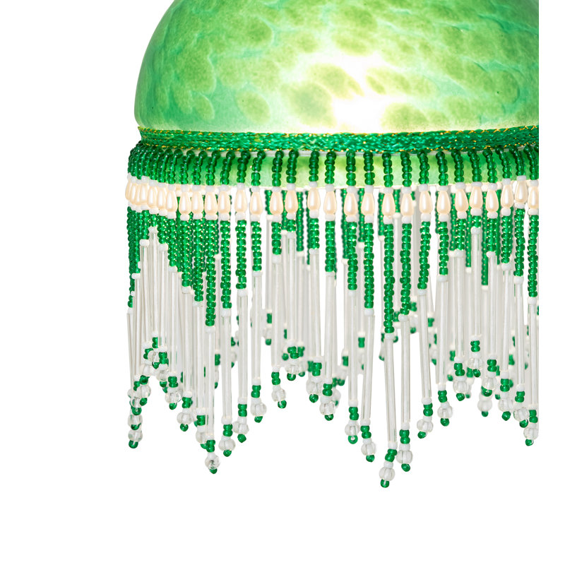 1 - Light Flush Mount, Green