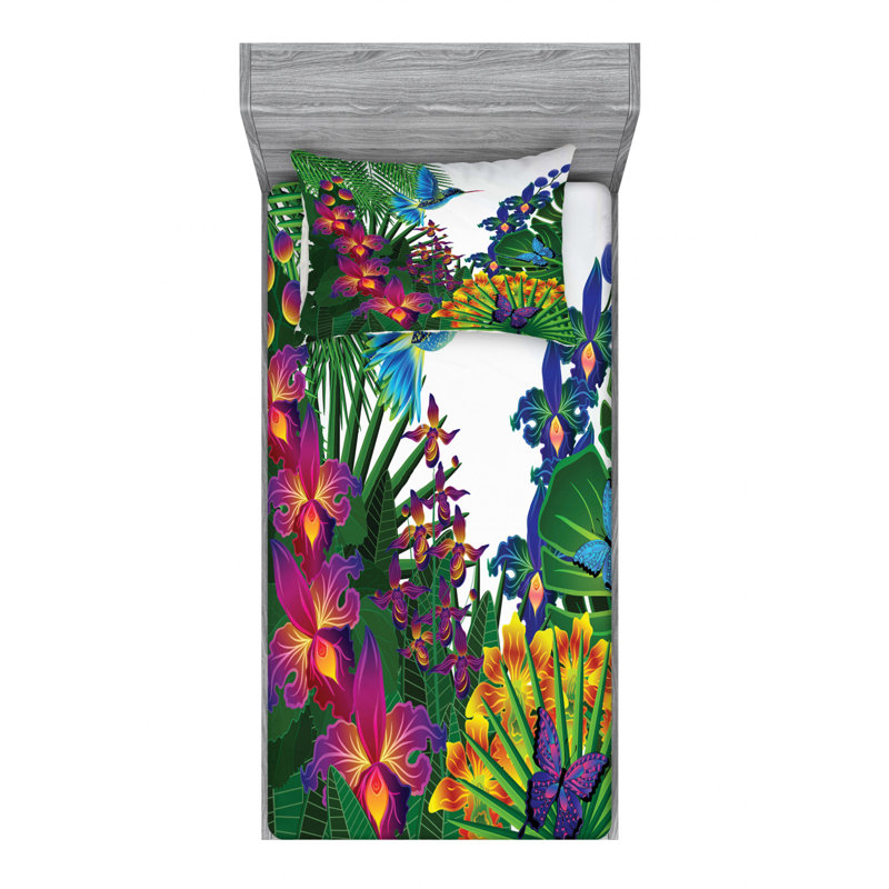 Microfiber Sheet Set, Twin XL Sheet Set with Fitted Sheet
