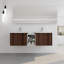 Meuble-lavabo avec lavabo, porte et tablettes-1125342869