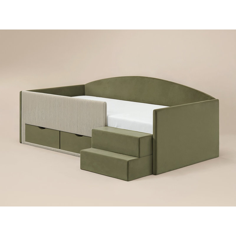 Upholstered Daybed, Green