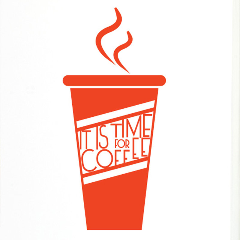 Food & Beverage Wall Decal, Large, Orange