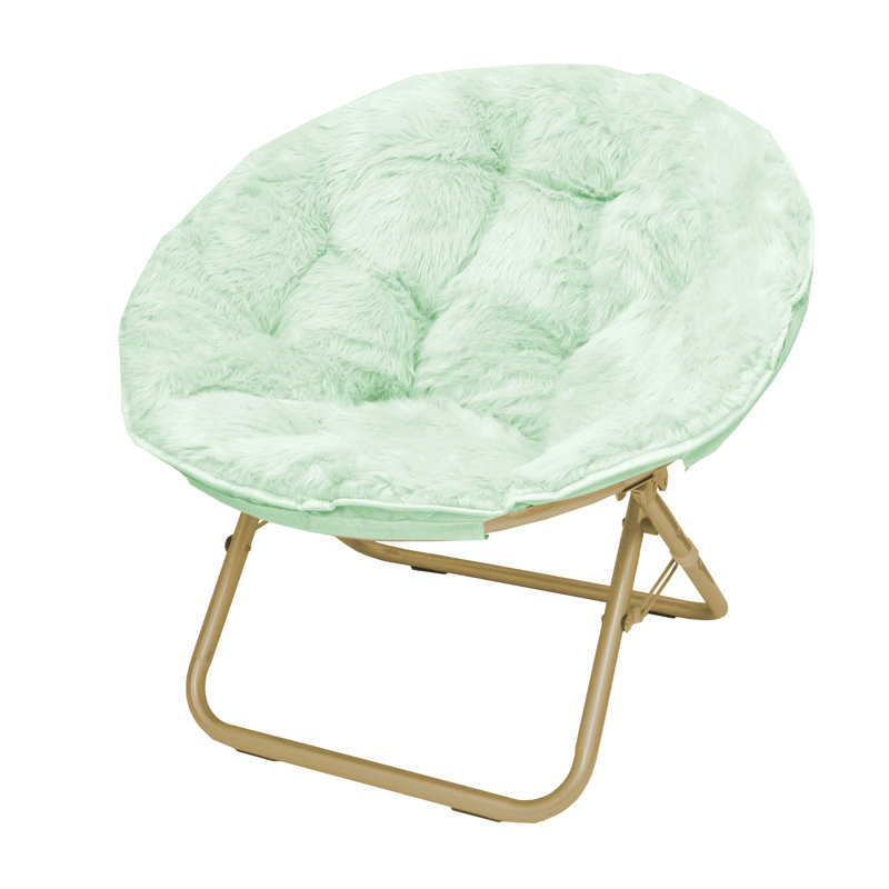 Fauteuil Papasan Giles, Doré, Menthe