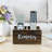 4-Slot Solid Wood Remote Holder Storage Caddy
