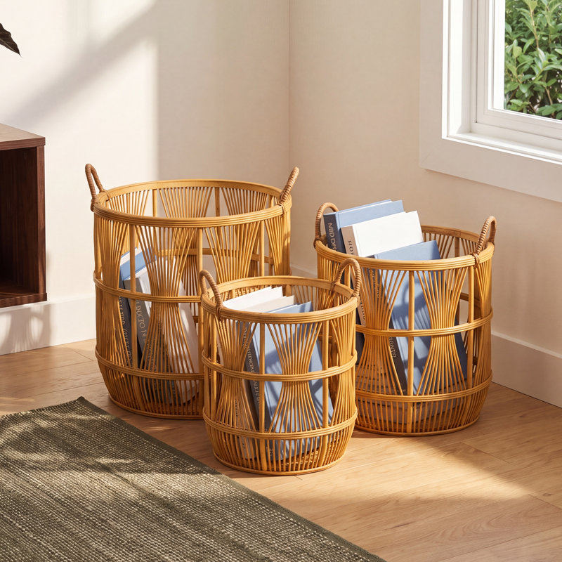 AllModern Bamboo Decorative Basket