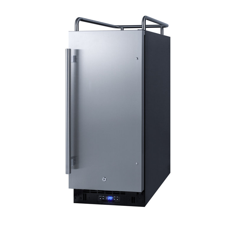 Summit Appliance 2.9 cu. ft. Mini Keg and Sixth Barrel Built-In Kegerator with Door Lock and Adjustable Temperature for Commercial Use