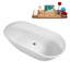Baignoire autoportante 59 po avec plateau 59 "Streamline-101698932