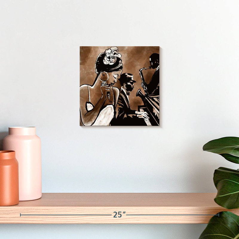 Abarca Jazz Band, 10" H x 10" W