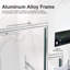 Porte de douche coulissante double semi-sans cadre, 44 à 48 po de largeur, 72 po de hauteur, verre trempé de 1/4 po, finition chromée-122279796