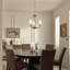 Lustre 3 lumières avec verre opale noir texturé 19,8 po Vasco-170990622