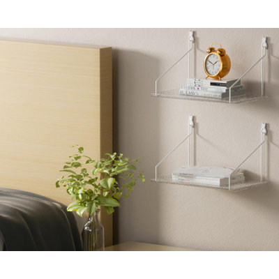 Acrylic Floating Shelves Set of 2
