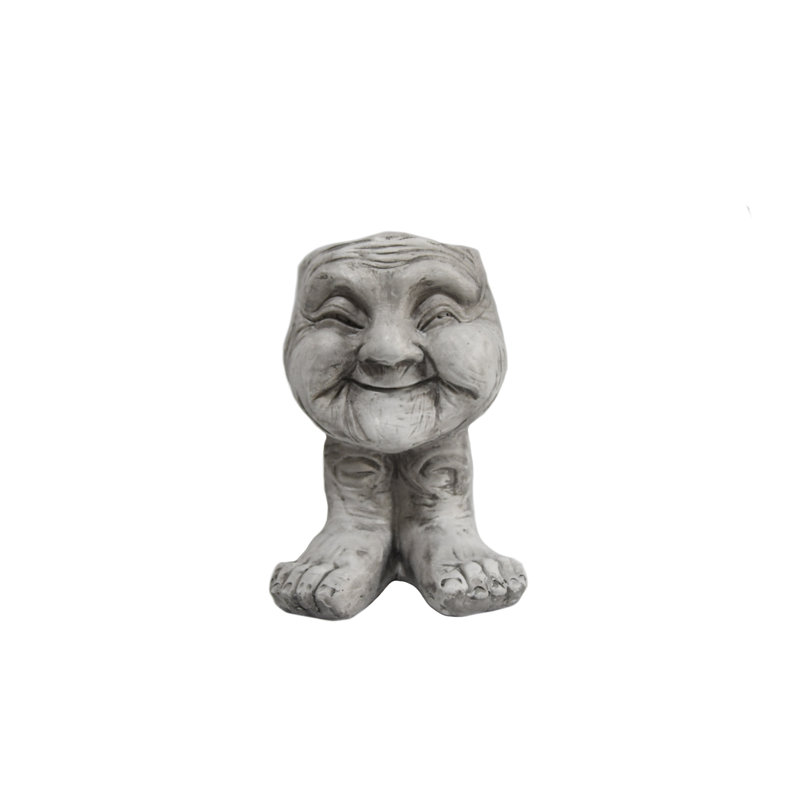 Whimsical Harmony - Old Lady Planter Pot