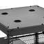 Support réseau 12U à cadre ouvert, profondeur de 23 po, 4 poteaux robustes, tablettes ventilées, quincaillerie de fixation, utilisateur, pour équipement de réseau de bureau