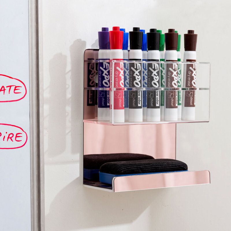 Acrylic Plastic Marker And Eraser Pen Holder