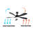Loammi 52'' Ceiling Fan with LED Lights-770491263-770491262