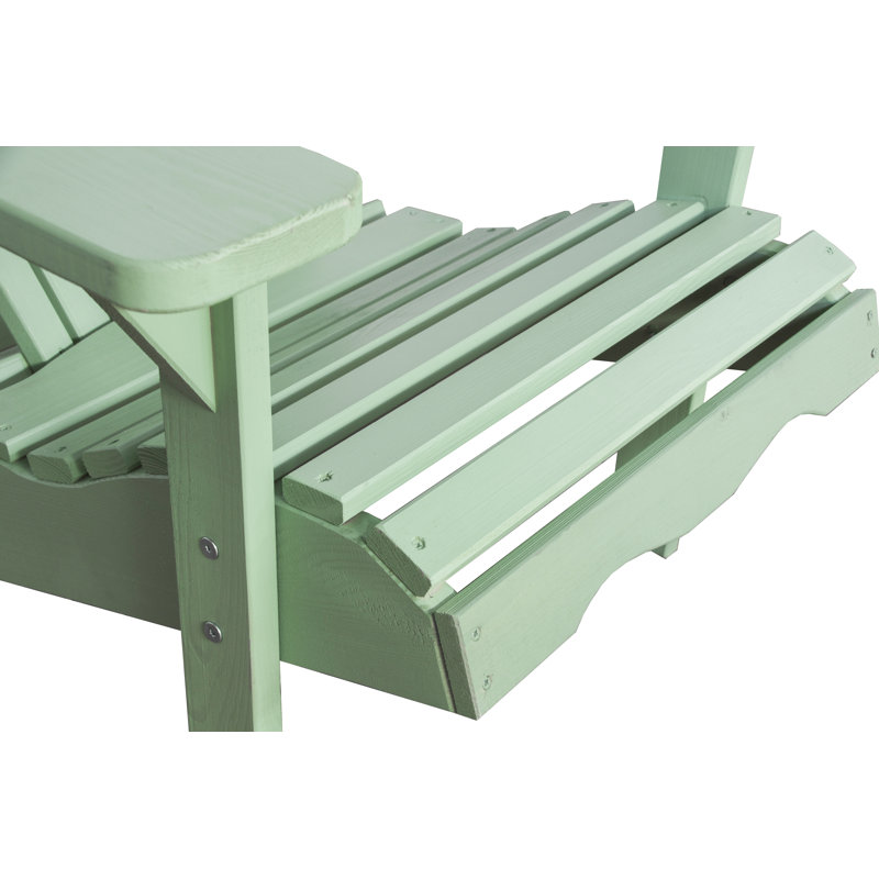 Laverty Outdoor Adirondack Chair, Army Green