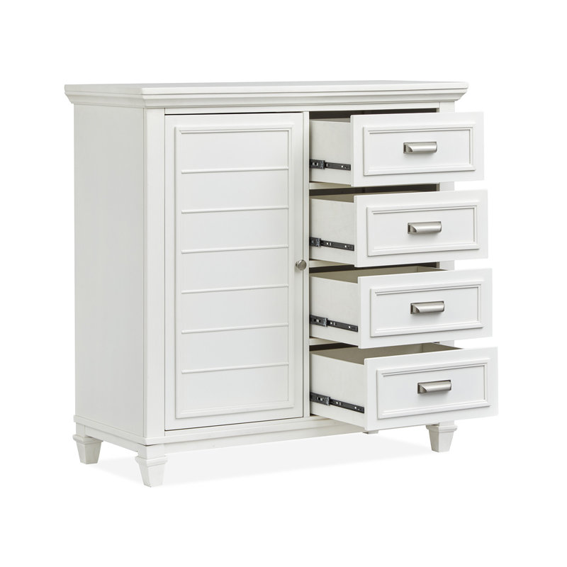 Commode blanche, Blanc