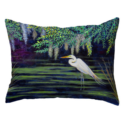  Housse et insert de coussin rectangulaire d'extérieur Egret Lagoon