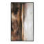 Paysage abstrait, peinture sur toile encadrée