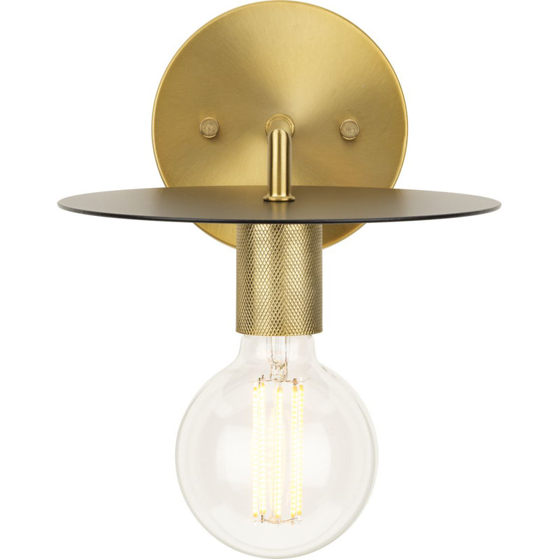 Solana Elestren Steel Armed Sconce, Brushed Bronze