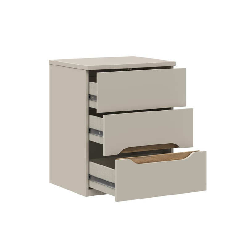 Chalmus 51 cm W Bedside Table