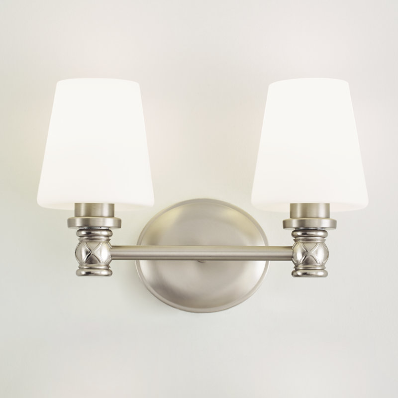 Alverce 2 - Light Vanity from, Satin Nickel