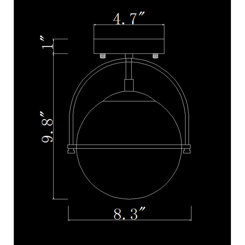 Khalika Flush Mount, Gold