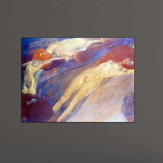 Gustav Klimt - Wrapped Canvas Painting, 60cm H x 80cm W x 1.8cm D