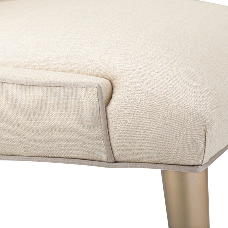 Malibu Crest Upholstered Dining Chair, Chardonnay
