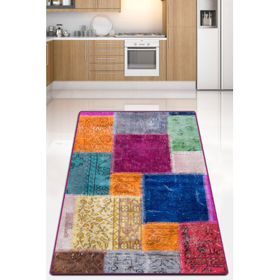 Premium Area Rug (3.3 x 5.9 ft), Soft 100% Polyester, 0.4 in Pile Height | Antibacterial, Non-Slip Underside, Machine Washable | Perfect for Living Room, Bedroom & Dining Room, Stylish & Easy to Clean