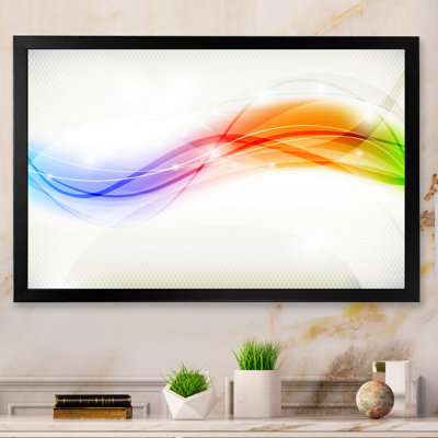 «Abstract Spectrum Waves», reproduction sur toile flottante