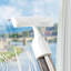 Clean Everywhere Spray Mop Kit with 360-Degree Swivel Head and Window Squeegee, White