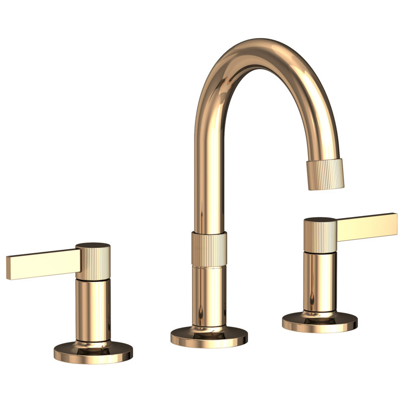 Widespread Lavatory Faucet, French Gold (PVD)