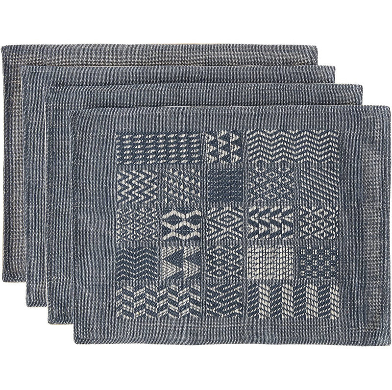 Hand Loomed 19" Cotton Placemat