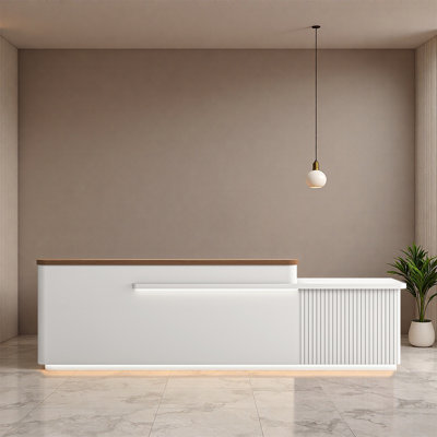 Simple Modern Service Desk – Versatile Multi-Use for Mall Barber Shop Tea Shop and Company