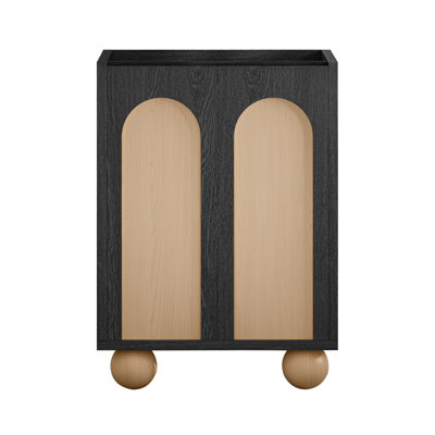 Plaisir II 24" Freestanding Bathroom Vanity Cabinet Without Top In Oak