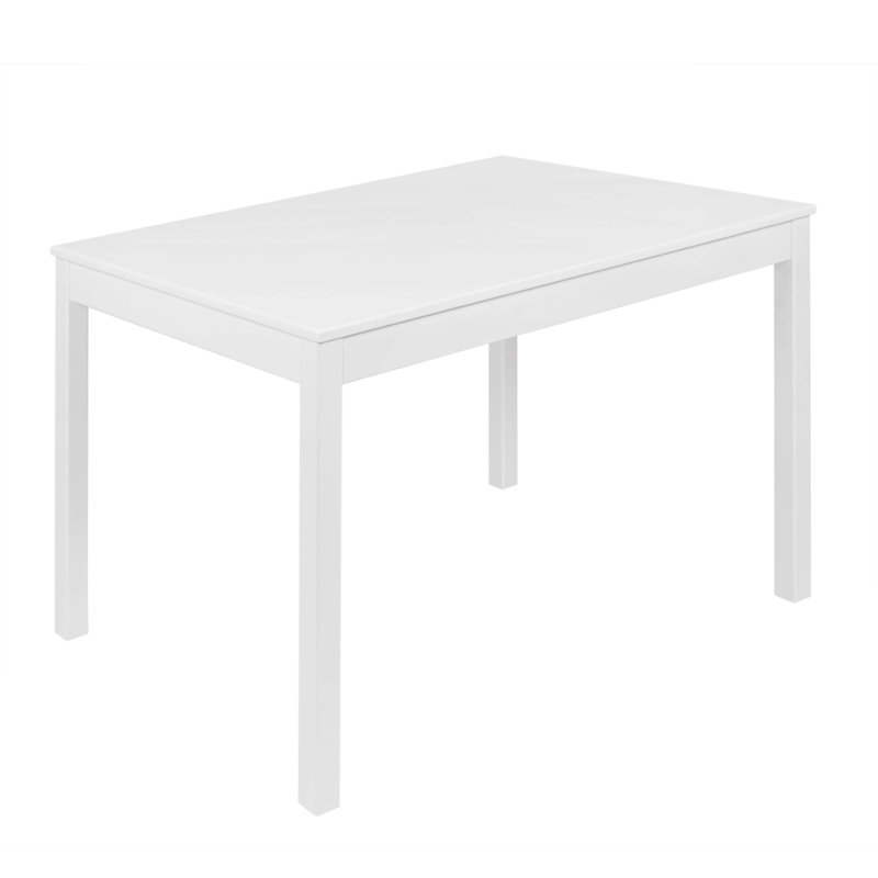 Sabian Rectangular Dining Table, 75cm H x 50cm W x 75cm D, White