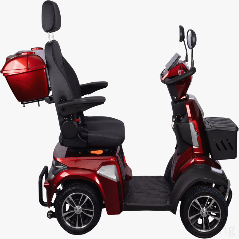 Scooters à 4 roues robustes pour personnes âgées et adultes
