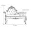 Durable Faux Leather Chaise Lounge-104771703