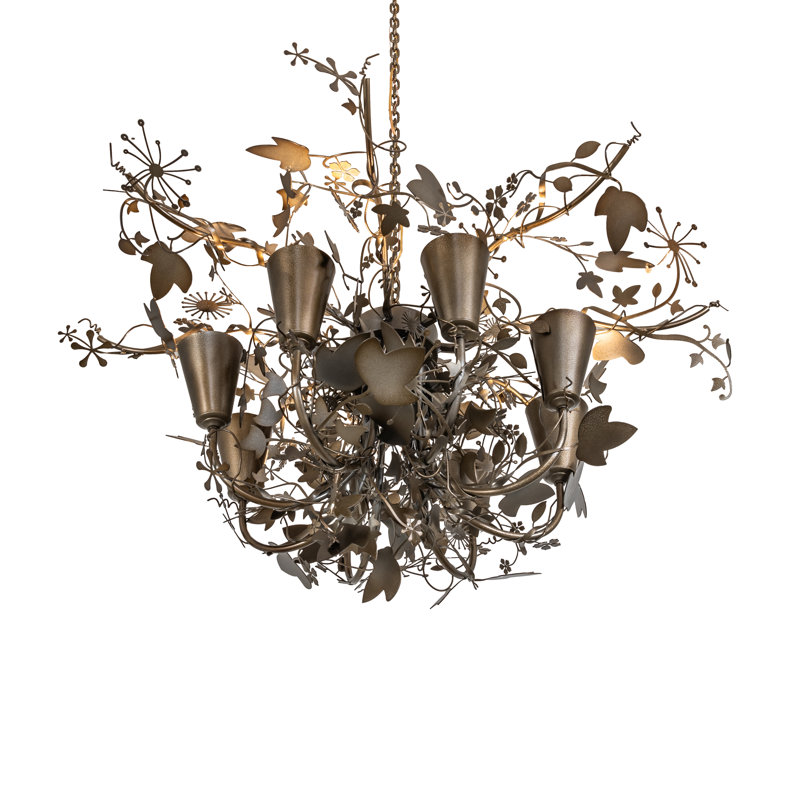 48" Wide Lau Lau 8 Light Chandelier