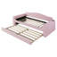 Lit de jour rembourré avec accoudoirs de rangement, couchette et dernier système audio Bluetooth intégré, molleton Teddy-45848698-45848699