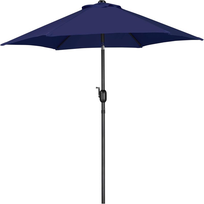 Earnistine 230cm Tilt Market Parasol, Navy