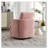 Chenille Upholstered Swivel Chair-1775418721