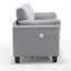 3 avec ajout de touche contemporaine - Coussins de canapé surdimensionnés gris et cadre en contreplaqué-566400400