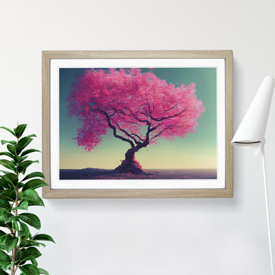 Delightful Cherry Blossom Tree - Framed Print